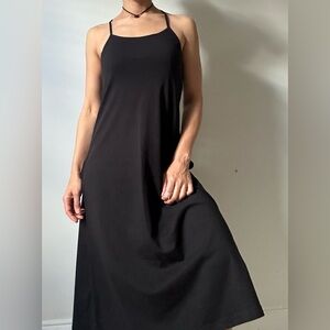Mango racer back cotton dress
